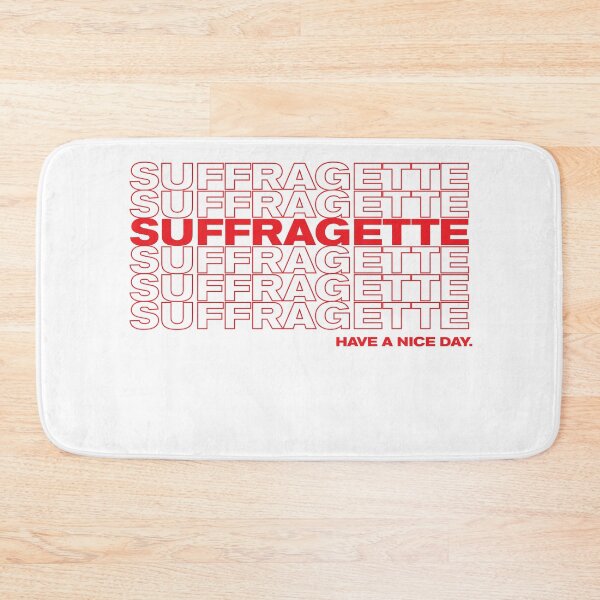 Item preview, Suffragette LGBTQ Pride Grocery Bag Thank You designed and sold by goodfriendkyle.
