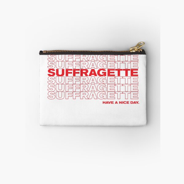 Item preview, Suffragette LGBTQ Pride Grocery Bag Thank You designed and sold by goodfriendkyle.