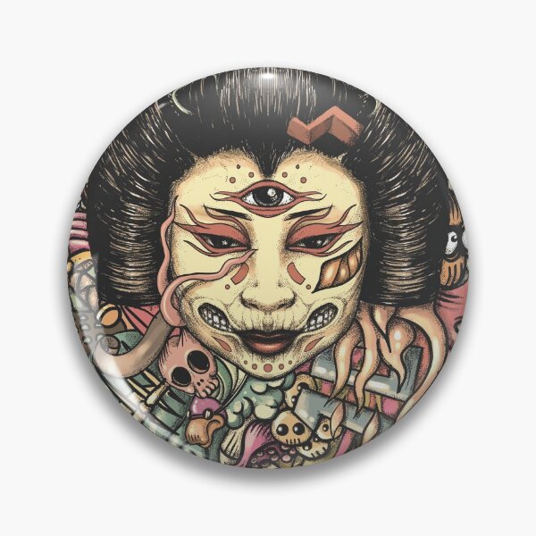 Item preview, Geisha Doodle Flat designed and sold by fakeface.