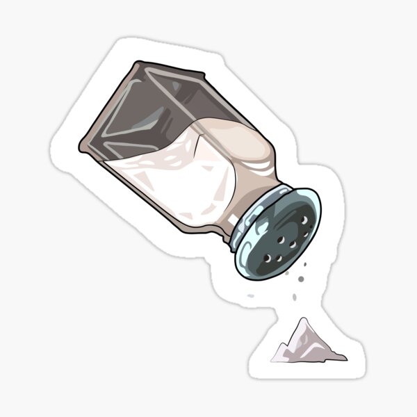 Salt Shaker Stickers Redbubble