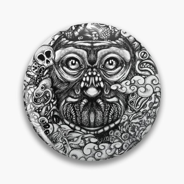 Item preview, Ape Doodle BW designed and sold by fakeface.