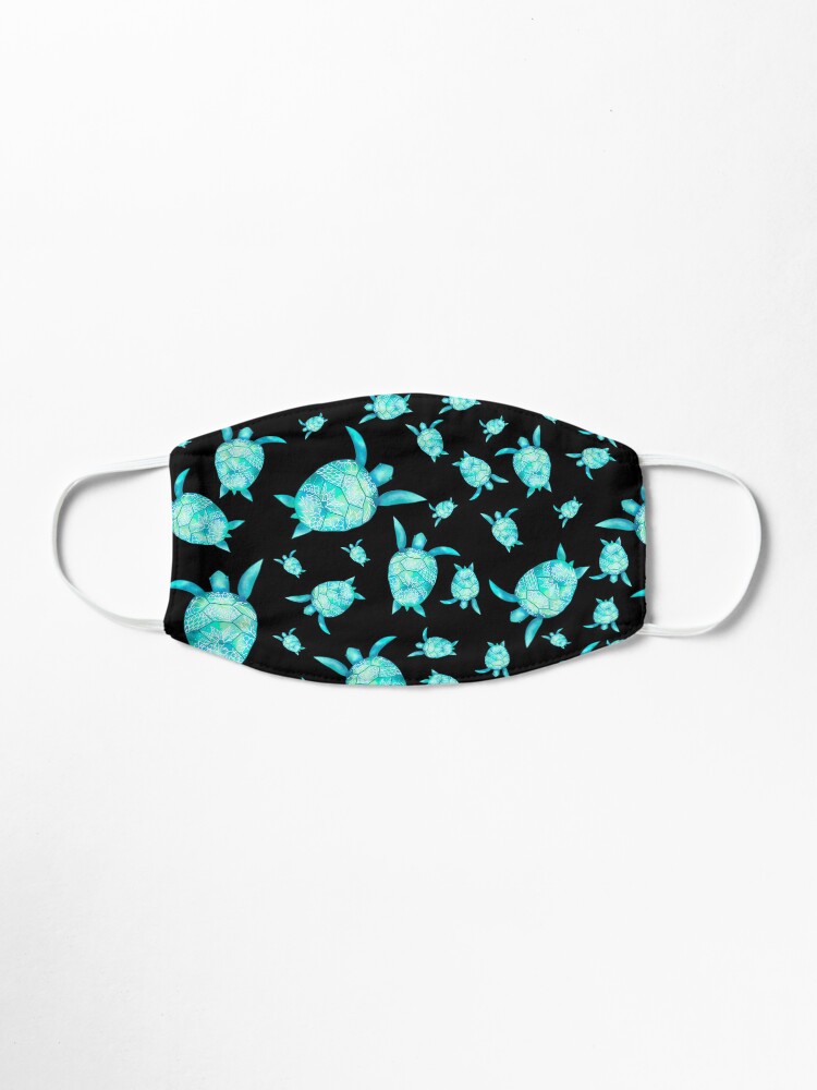 Alternate view of Gilded Jade & Mint Turtles Mask