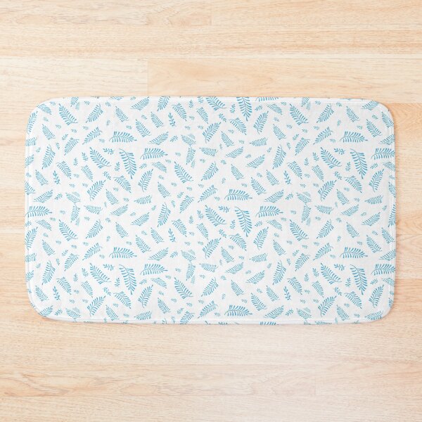 Item preview, Blue cute leafs pattern designed and sold by Eshka.