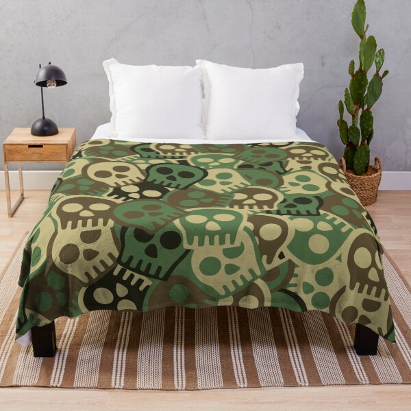 Aperçu de l'œuvre Camouflage Skullz créée et vendue par GR8DZINE.