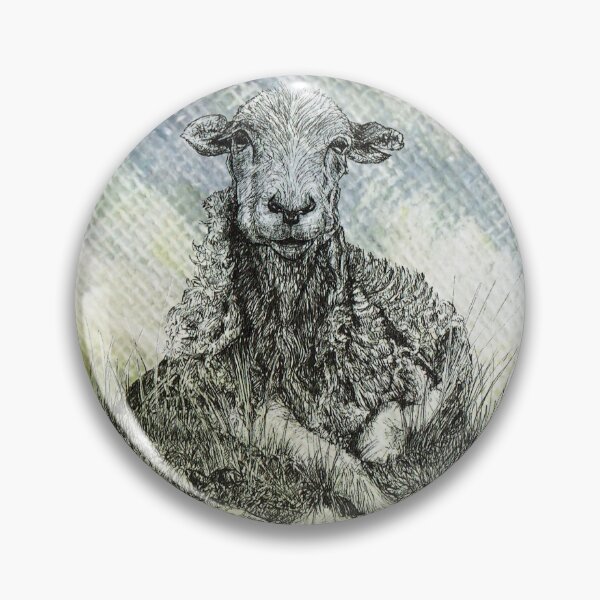 Item preview, Relaxing woolly sheep on a hill designed and sold by Leah Amir.