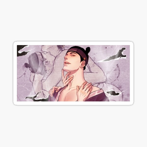 pintor de la noche seungho Pegatina