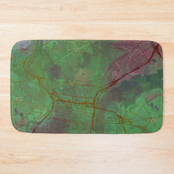 Item preview, Philadelphia Pennsylvania Street Map Green Planet designed and sold by IvonDesign.