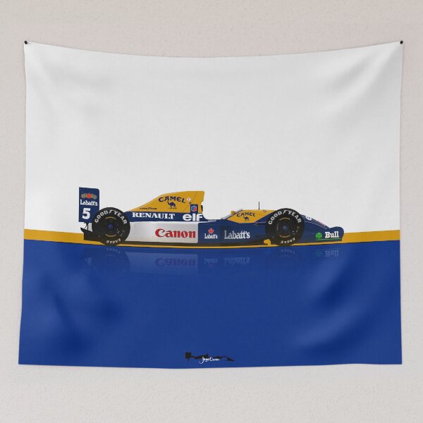 Item preview, Williams FW14B - Nigel Mansell - Big Colour designed and sold by JageOwen.