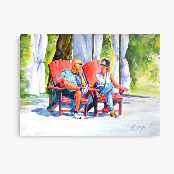 Relaxing afternoon Metal Print