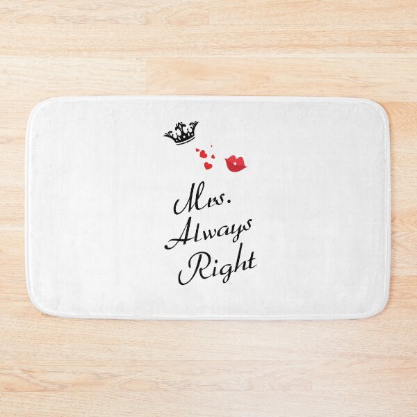 Item preview, Mr Right and Mrs Always Right Funny Apron for Sweet Couple with Large, Best for Kitchen Cooking, Grilling, Baking, Gardening designed and sold by MalikaBela.