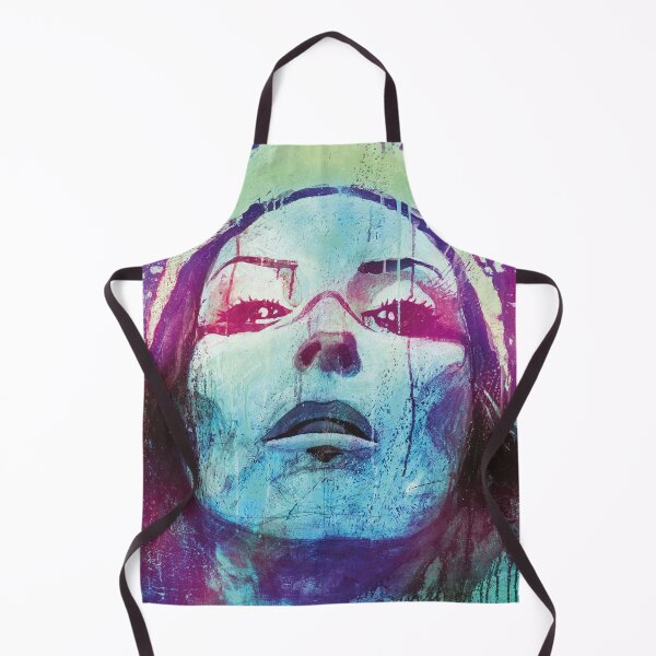Item preview, FACE INDIAN WOMAN (blue) designed and sold by Didier Chastan.