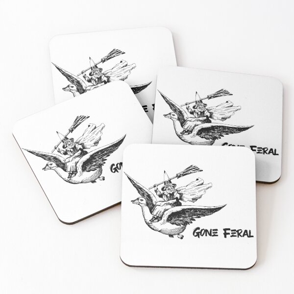 Item preview, Gone Feral - Riding a goose designed and sold by thunderox.