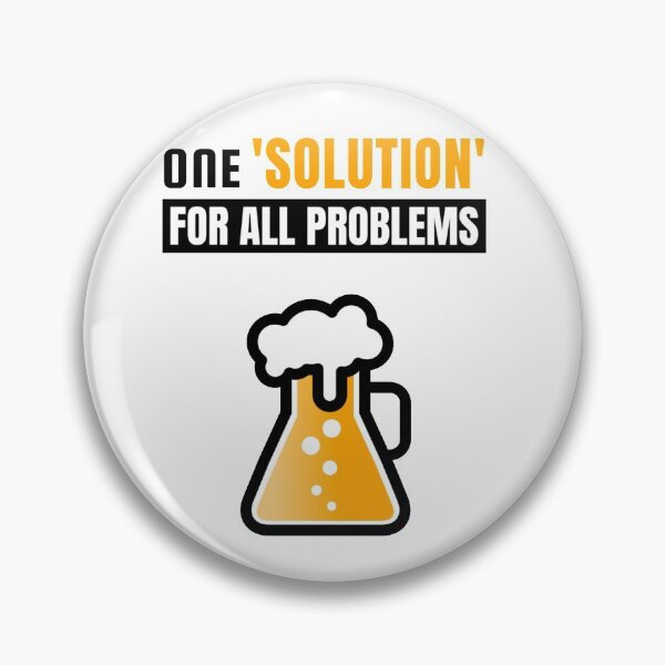 Item preview, Beer is the Solution designed and sold by Asura-Designs.