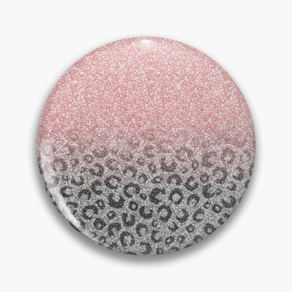 Item preview, Elegant Rose Gold & Silver Glitter Leopard Print designed and sold by NdesignTrend.