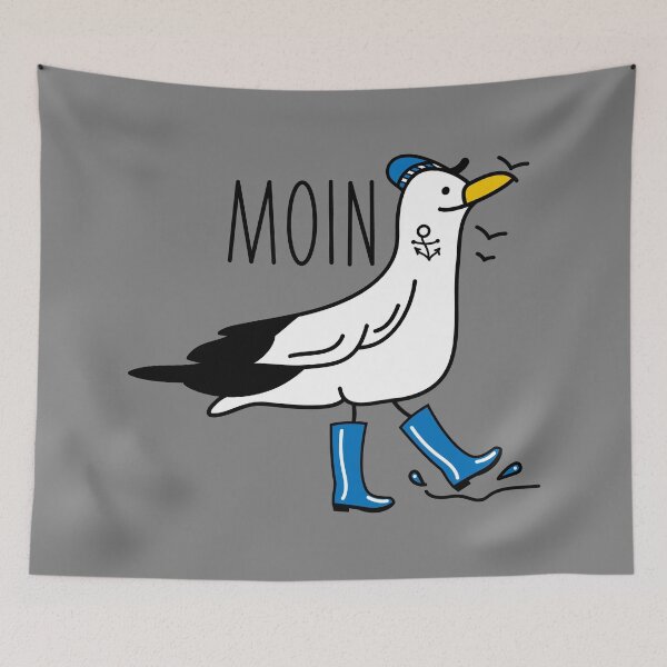 Item preview, Funny seagull with rubber boots (b) designed and sold by spontania.