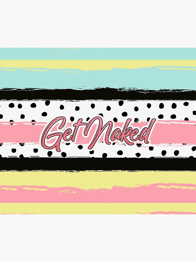 Get Naked Sticker For Sale By Rcollins Redbubble