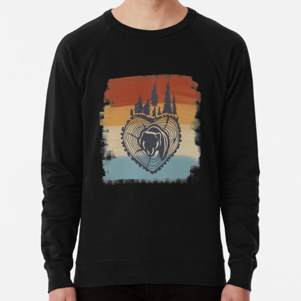 Bear in the Forest Lightweight Sweatshirt