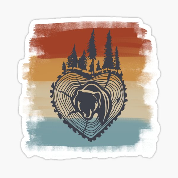 Bear in the Forest Sticker