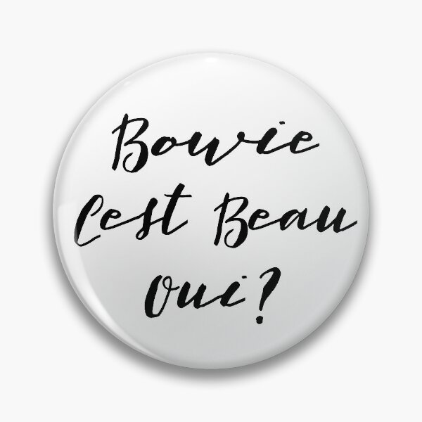 Item preview, Bowie French Script designed and sold by Beau-Oui.