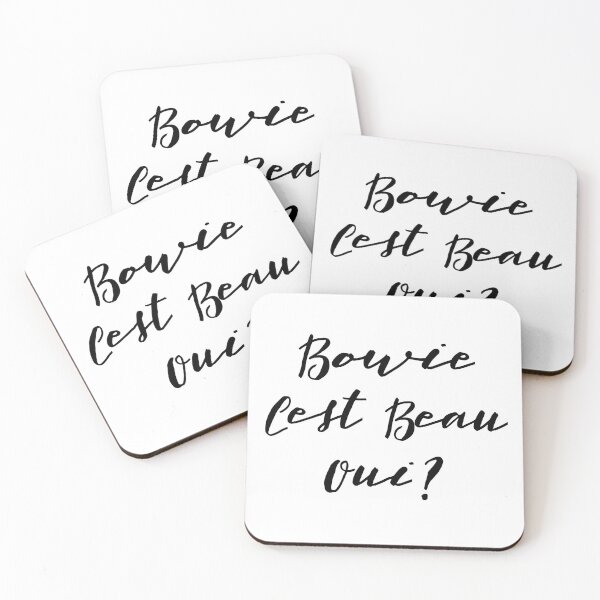 Item preview, Bowie French Script designed and sold by Beau-Oui.