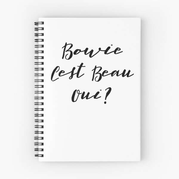 Item preview, Bowie French Script designed and sold by Beau-Oui.
