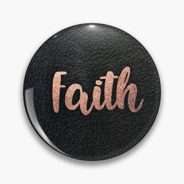 Item preview, Faith black leather rose gold letters designed and sold by joshuayule.