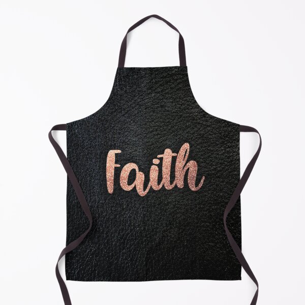 Item preview, Faith black leather rose gold letters designed and sold by joshuayule.