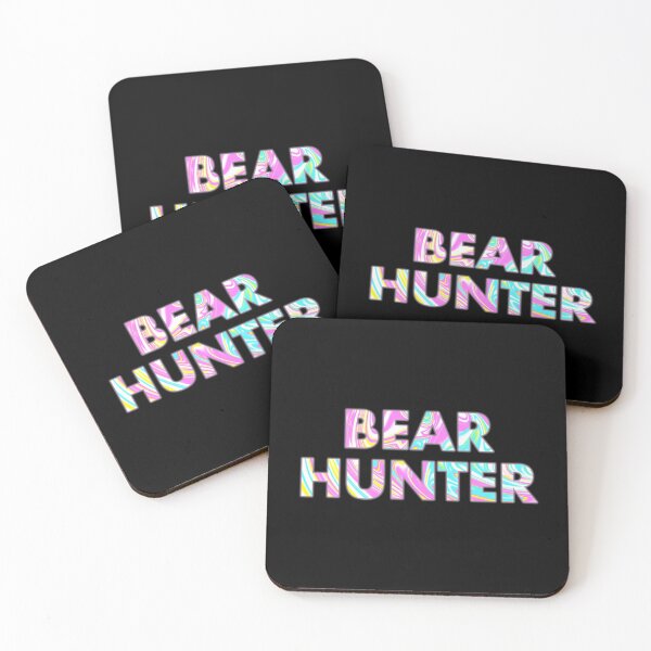 Item preview, BEAR HUNTER In Psychedelic Colours designed and sold by SquareClub.
