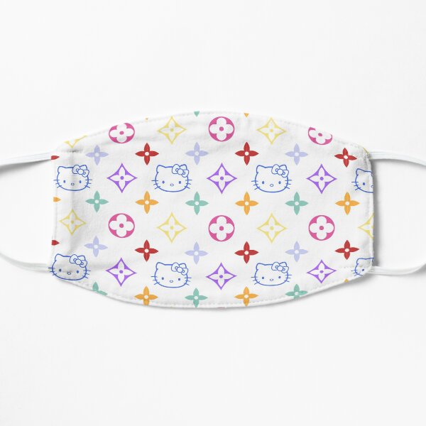 RAINBOW 2000s 00sY2K kitty designer print Mask