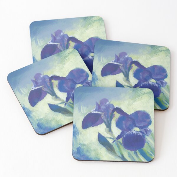 Item preview, Irises designed and sold by singer-painter.
