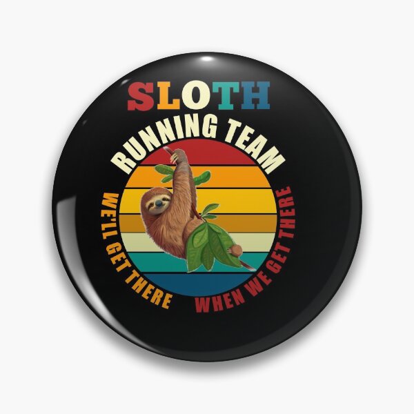 Item preview, Sloth running team designed and sold by TopDesignArt.