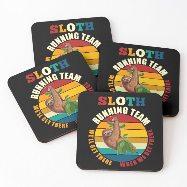 Item preview, Sloth running team designed and sold by TopDesignArt.