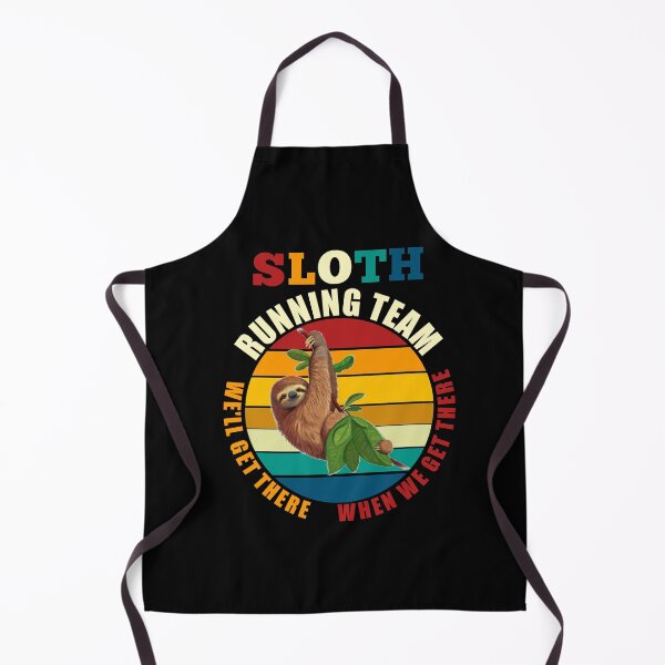 Sloth running team Apron