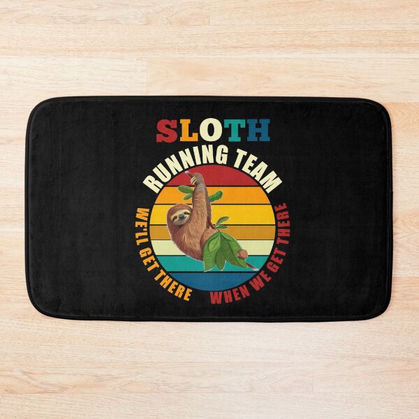 Item preview, Sloth running team designed and sold by TopDesignArt.