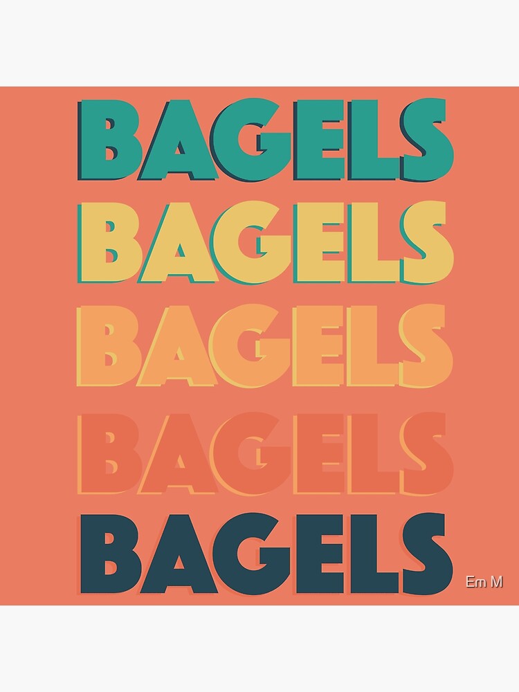 Discover bagel lover Premium Matte Vertical Poster