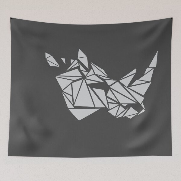 Item preview, White Geo Rhino  designed and sold by ADAM18.
