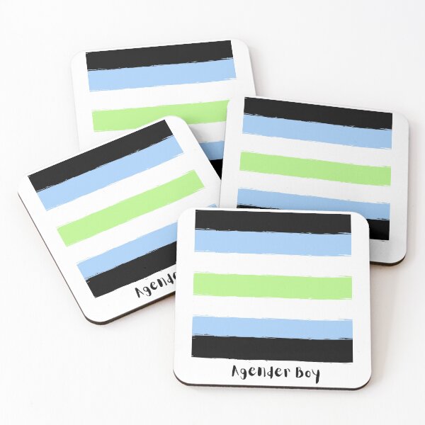 Item preview, Agender Boy Flag designed and sold by ZayZayDesigns.
