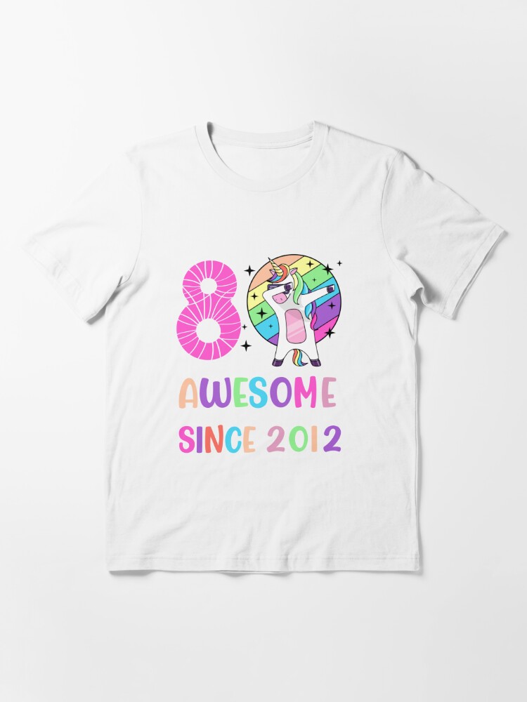 8th Birthday Unicorn Dabbing, 8 Years Old, 8th Birthday Unicorn, Birthday  Shirts For Girls, 8 Year Old Birthday Girl, Unicorn Shirt For 8th Birthday