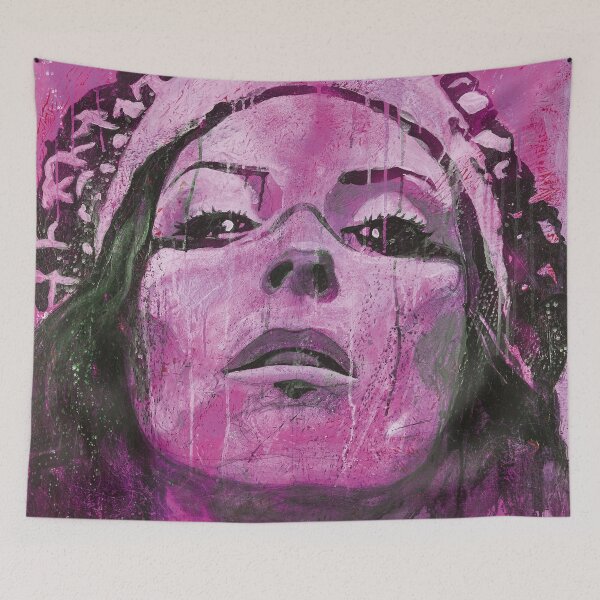 Item preview, FACE INDIAN WOMAN (pink) designed and sold by Didier Chastan.