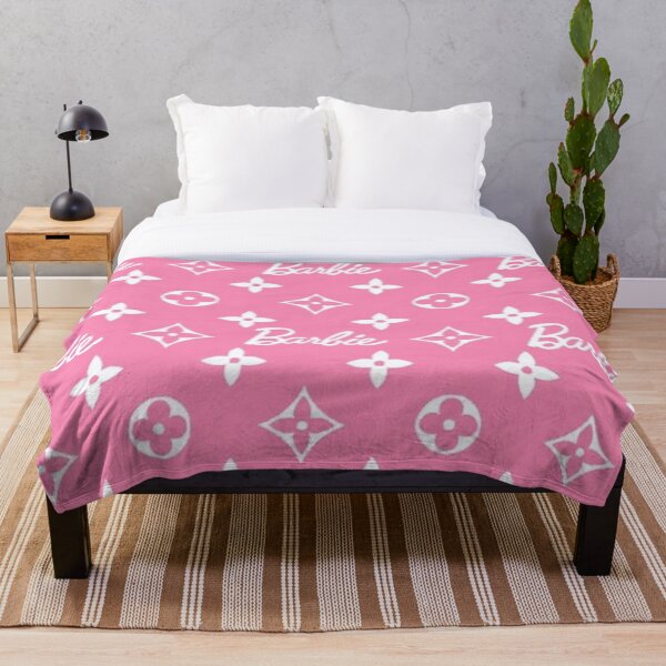 Barbie Flower Throw Blanket