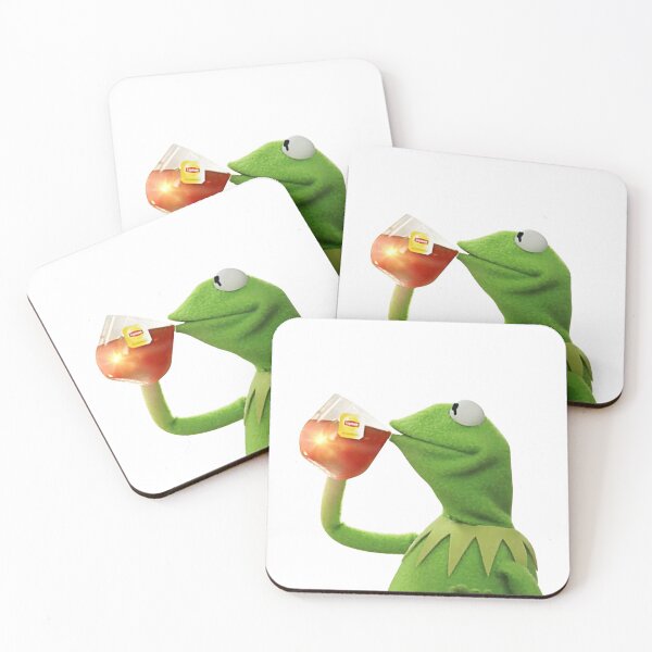 Item preview, Kermit drinking tea - but that's none of my business designed and sold by bone  apart.
