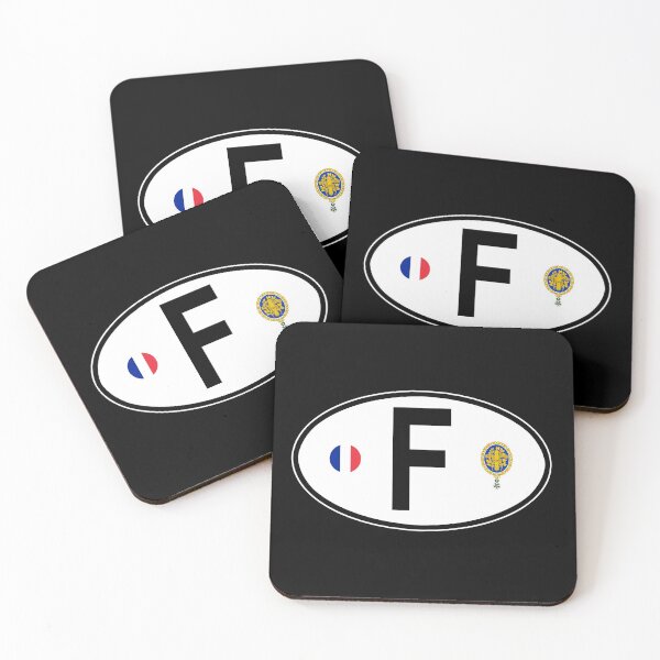 Item preview, France Oval Country Code Decal designed and sold by rogue-design.