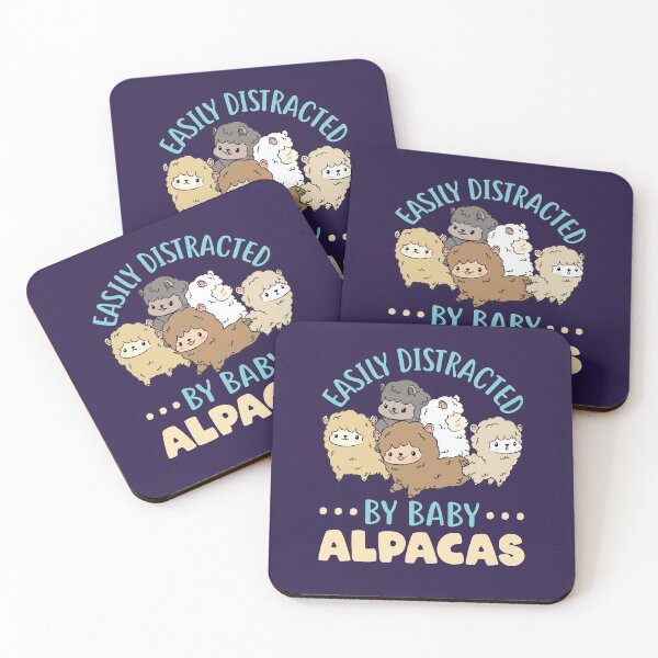 Item preview, Easily Distracted by Baby Alpacas designed and sold by jaygo.
