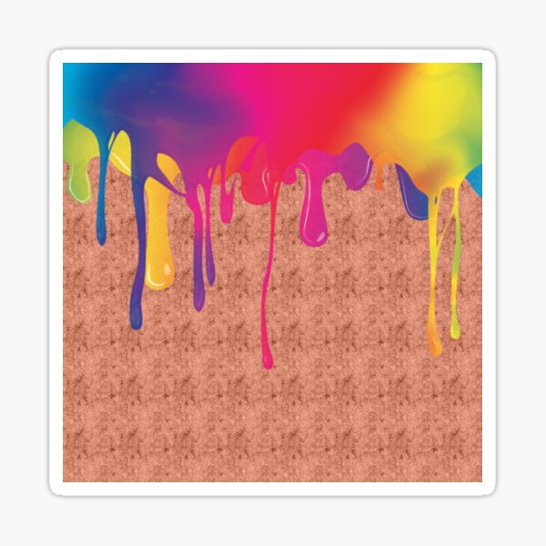 Paint Can With Rainbow Colored Drips on White  Painting logo, Paint cans,  Painter business card