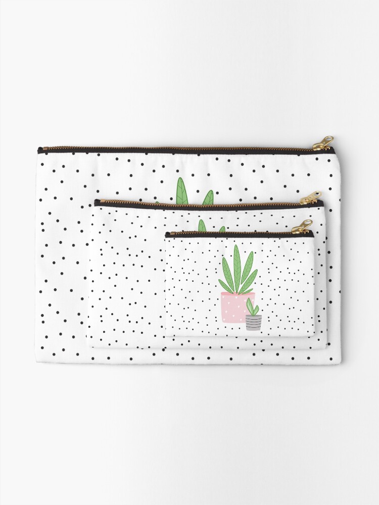 Alternate view of Plant life Zipper Pouch