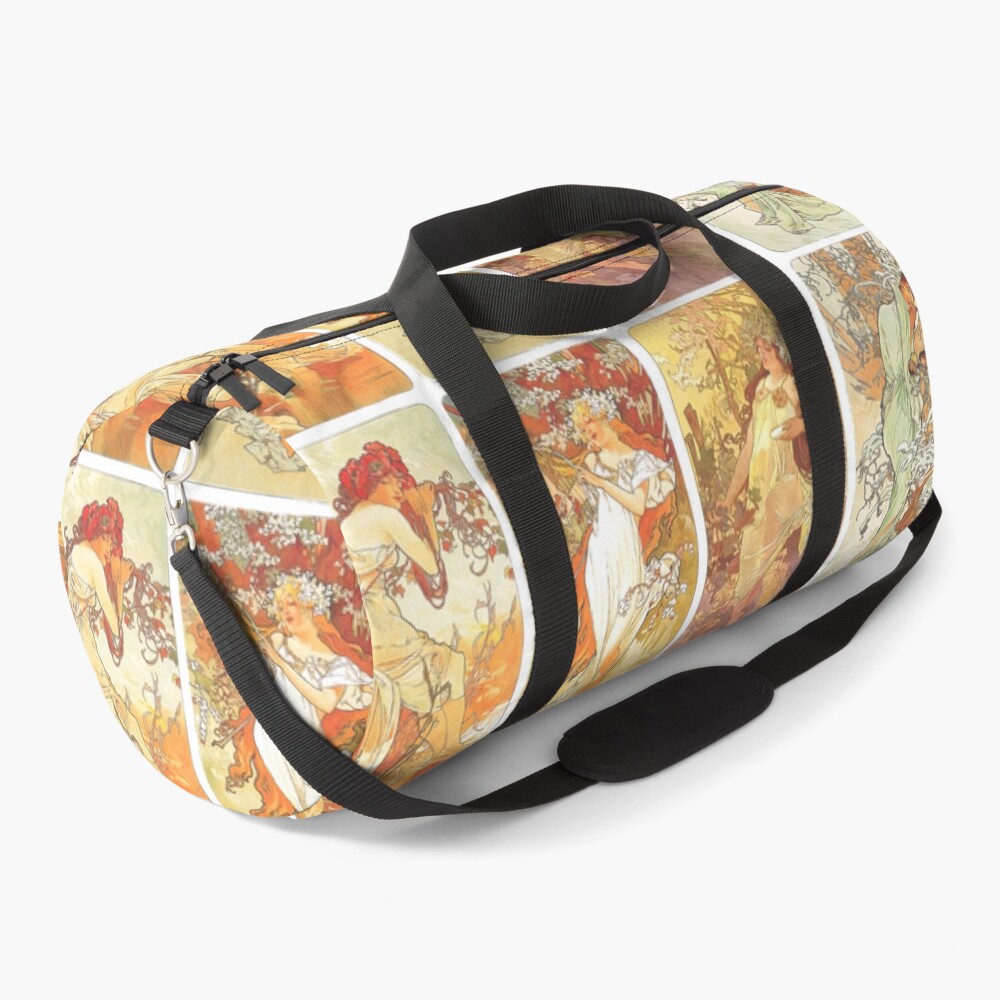 "HD. The seasons (1898) serie Alphonse Mucha HIGH DEFINITION" Duffle