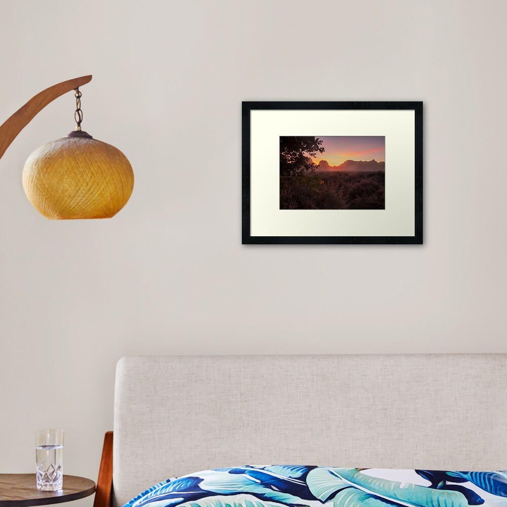 Budby Sunrise Framed Art Print