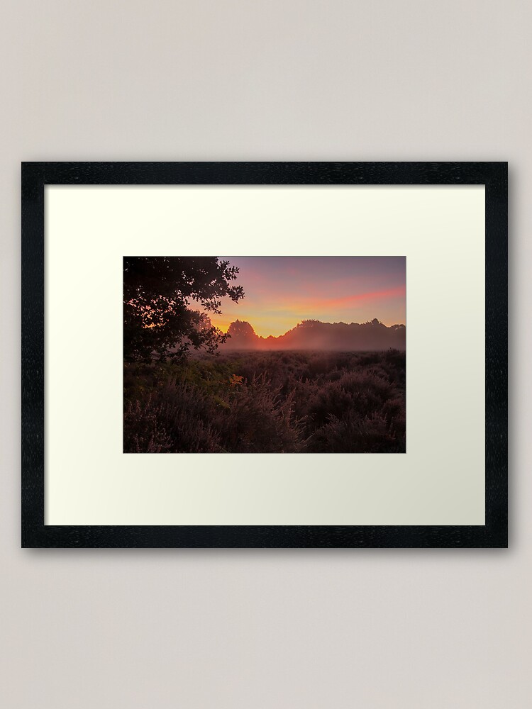 Alternate view of Budby Sunrise Framed Art Print
