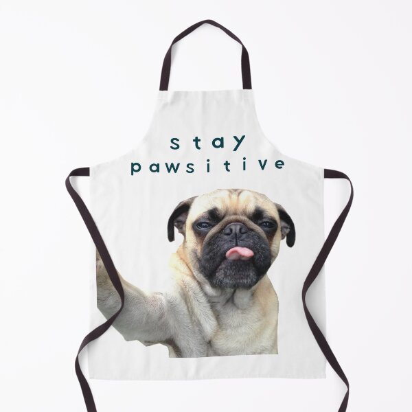 Item preview, Cute Amazing Pug Puppy - Stay Pawsitive - Positive Dog designed and sold by Borislav Shekerdzhiyski.