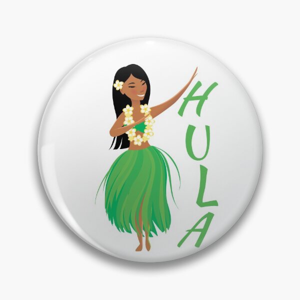 Item preview, Dancing Hawaiian hula girl print.  designed and sold by CraftCloud.